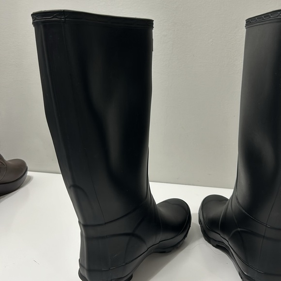Hunter Field Huntress Rubber Women's Tall Boots Size 7M/8F EUC - Picture 5 of 9